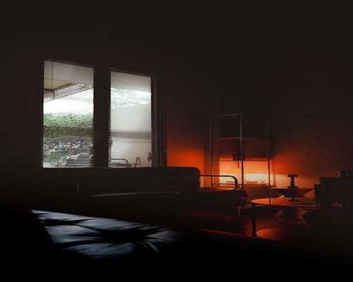 Cozy reading environment with warm ambient lighting